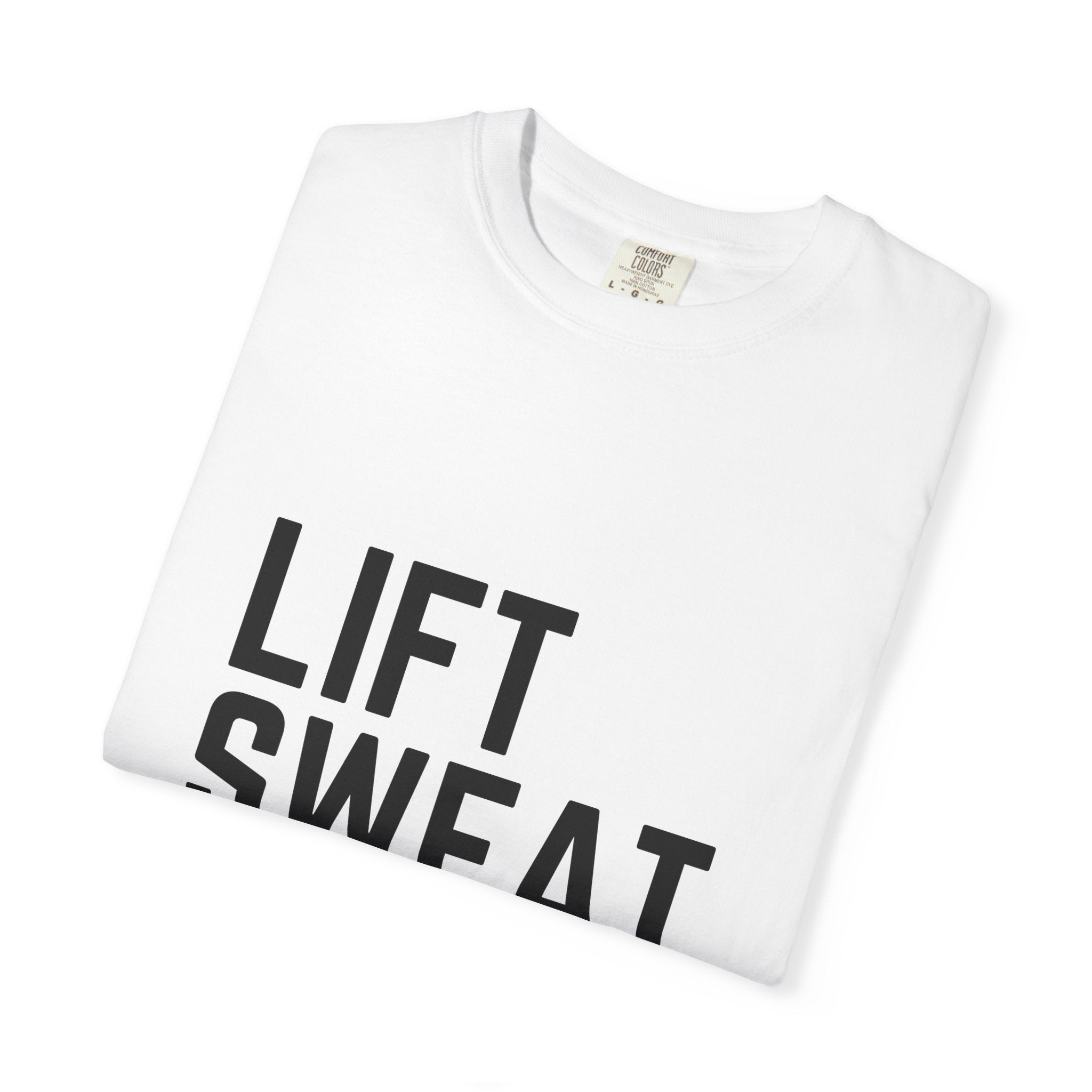 Unisex Fitness Motivational T-Shirt - Lift Sweat Grow, Gym Apparel, Workout Gift, Athletic Wear, Casual Style, Inspirational Tee