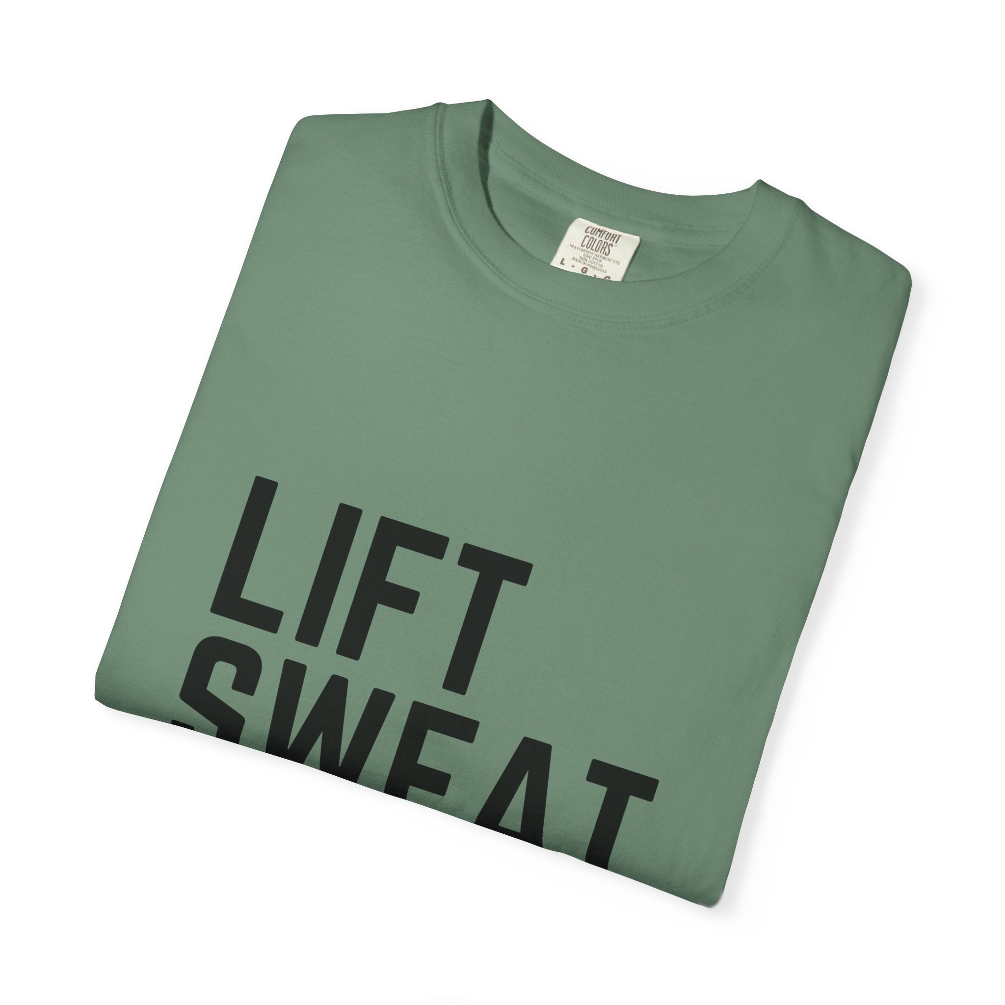 Unisex Fitness Motivational T-Shirt - Lift Sweat Grow, Gym Apparel, Workout Gift, Athletic Wear, Casual Style, Inspirational Tee