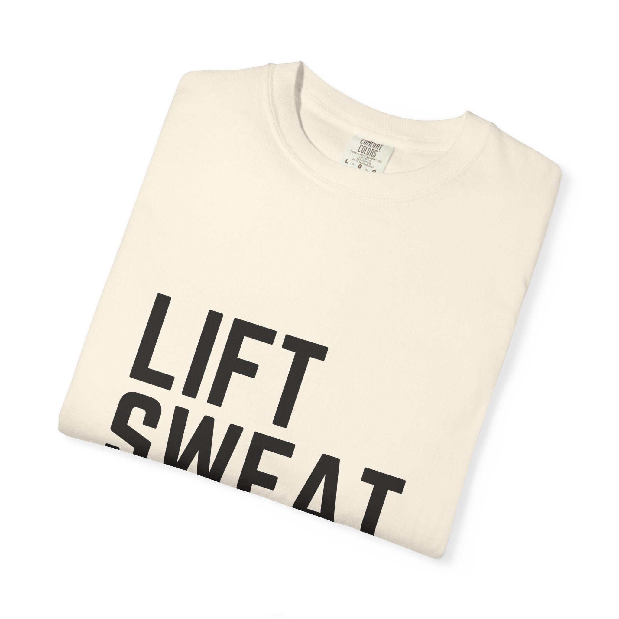 Unisex Fitness Motivational T-Shirt - Lift Sweat Grow, Gym Apparel, Workout Gift, Athletic Wear, Casual Style, Inspirational Tee