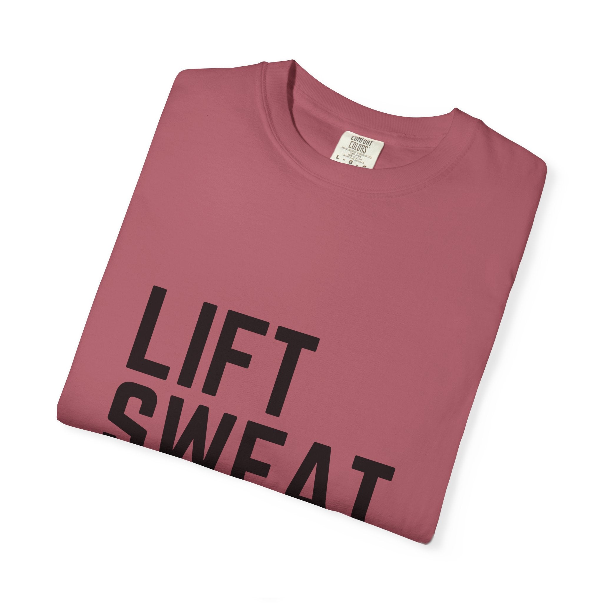 Unisex Fitness Motivational T-Shirt - Lift Sweat Grow, Gym Apparel, Workout Gift, Athletic Wear, Casual Style, Inspirational Tee
